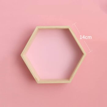 Modular Wooden Shelving – Pink Medium
