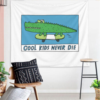 Cool Kids Never Die Tapestry Wall Hanging