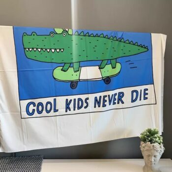 Cool Kids Never Die Tapestry Wall Hanging