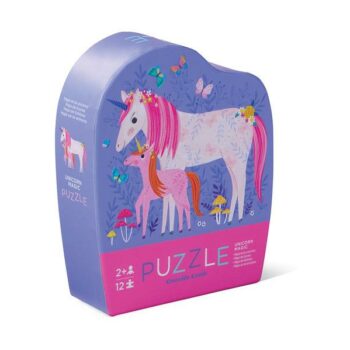 Mini Shaped Puzzle 12pc - Unicorn Magic