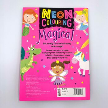 Neon Colouring with Pens - Magical